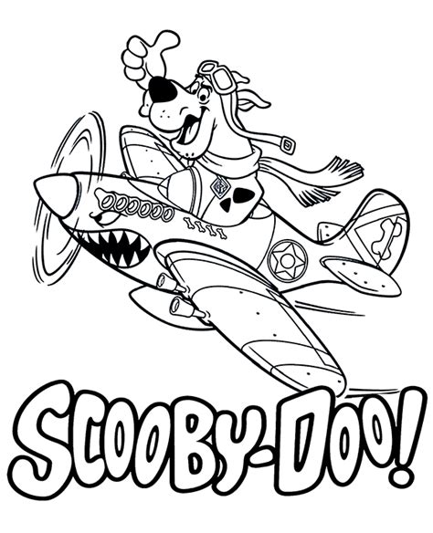 With 41 different sheets to print this should keep your little lego fan having another great choice for younger kids is the selection of lego juniors coloring sheets. Scooby Doo in airplane coloring page - Topcoloringpages.net