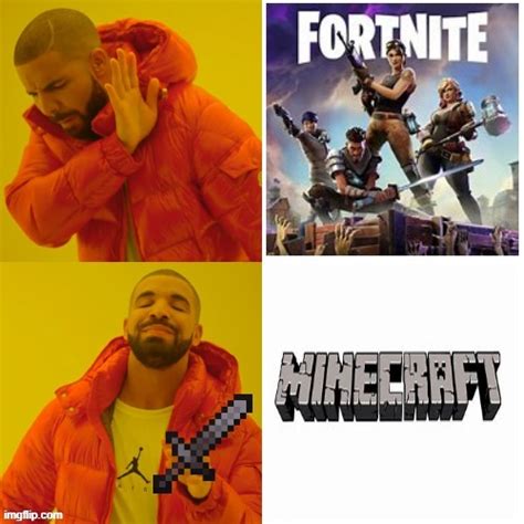 Image Tagged In Minecraftvsfortnite Imgflip