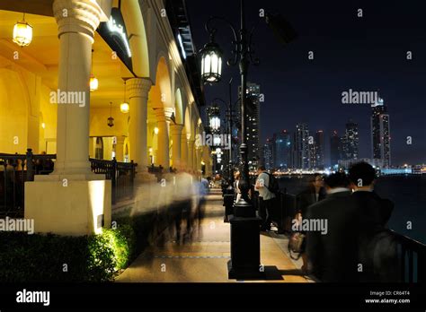 Nightlife At Dubai Business Bay Downtown Dubai United Arab Emirates