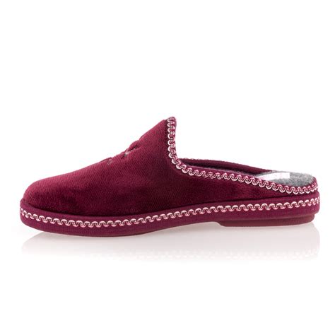 Pantoufles Femme Rouge Pantoufles Besson Chaussures