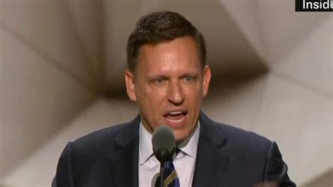 Paypal Co Founder To Rnc Im Proud To Be Gay Cnn Video