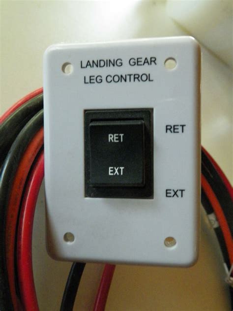 Sometimes a white wire is used as a hot wire—not a neutral—in a switch leg, or switch loop, between a switch and a light fixture. NEW RV 12VDC EXTEND RETRACT LANDING LEG CONTROL SWITCH W/ WIRE CAMPER 5TH WHEEL | eBay