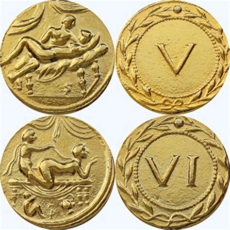 Golden Artifacts Ancient Roman Brothel Tokens Roman Coins Spintria Roman Empire Spin9 G