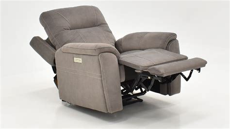 Arula Power Recliner Gray Home Furniture