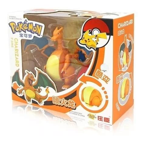 Figura Pok Mon Articulada Charizard Con Pokebola Cuotas Sin Inter S