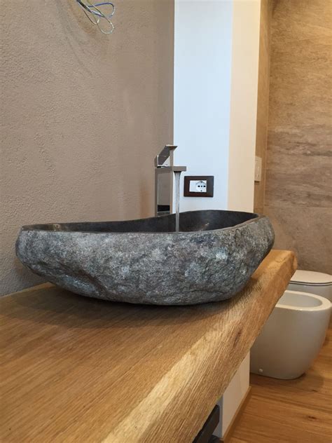 Meraviglioso Lavabo In Pietra Naturale Marmo E Travertino E Realizzati