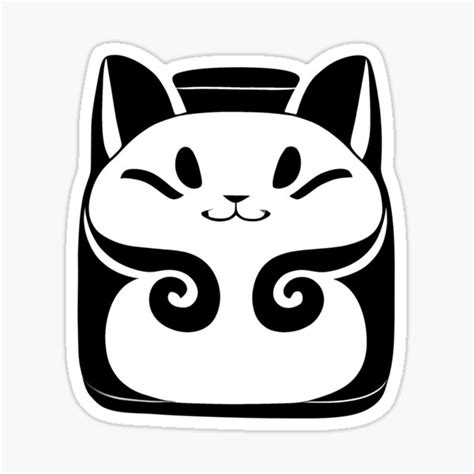 A Maneki Neko Japanese Lucky Cat Sticker For Sale By Kotodesign