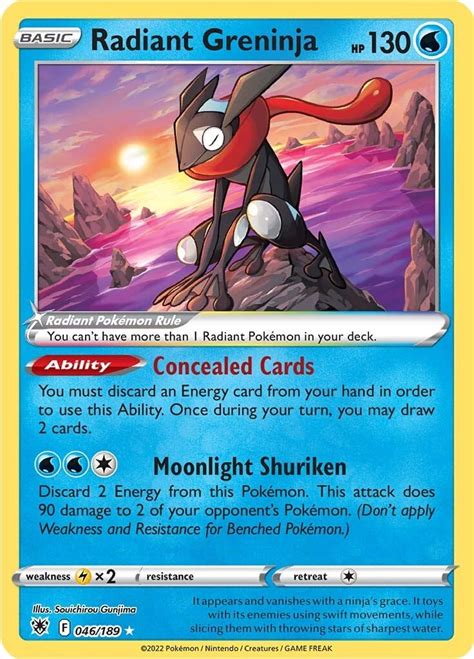 Radiant Greninja Astral Radiance Pokémon Cardtrader