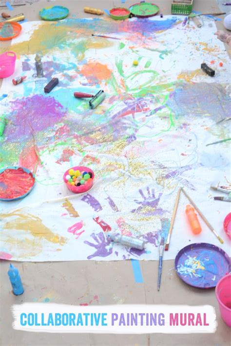 25 Collaborative Art Projects For Kids Buggy And Buddy Riset