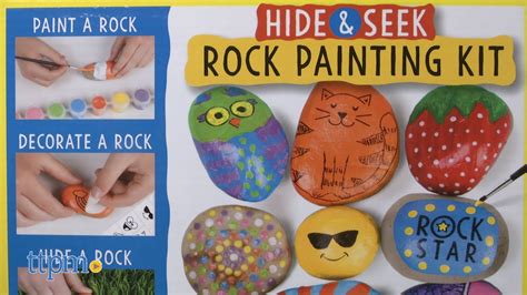 Hide And Seek Rock Painting Kit From Creativity For Kids Youtube