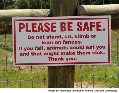 Below you will find our collection of inspirational, wise, and humorous old safety quotes, safety sayings, and safety proverbs, collected over the years . Spectacular Silly Signs Collection: 30 Hilarious Photos