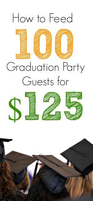Your graduation is just around the corner, and you couldn't be more excited. Cheap Graduation Party Food Ideas (Menu for 100) | Graduation party foods, Senior graduation ...