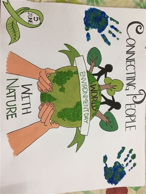 World Environment Day Connecting People With Nature Poster Making
