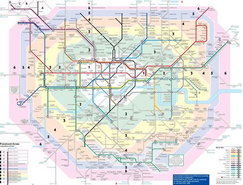 Mappa Della Metro Di Londra Da Stampare E Conservare