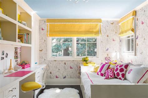 Girls Bedroom With Clear Hanging Bubble Chair