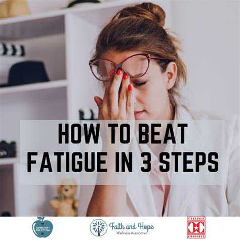 Stop Fatigue In 3 Steps — Faith And Hope Wellness Associates