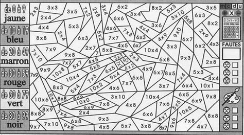 12 belles images de ton personnage préféré. Coloriage Magique Cm1 Maths