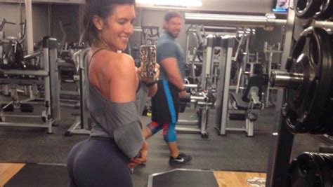Amanda Latona S Husband Caught Copying Butt Selfie Fit Couples Muscle Fitness Cool Things To