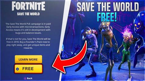 How To Get Fortnite Save The World For Free Free Save The World