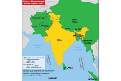 Bay Of Bengal Indian Ocean Jammu And Kashmir Afghanistan Sri Lanka