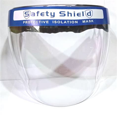 A lightweight abs plastic construction with a padded inner surface. FACE SHIELD (Polycarbonate Helmet Type) - Premium Quality ...