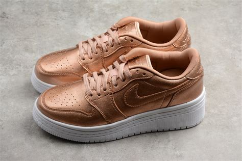 The air jordan collection curates only authentic sneakers. Women's Air Jordan 1 Low GS Lifted Metallic Red Bronze ...