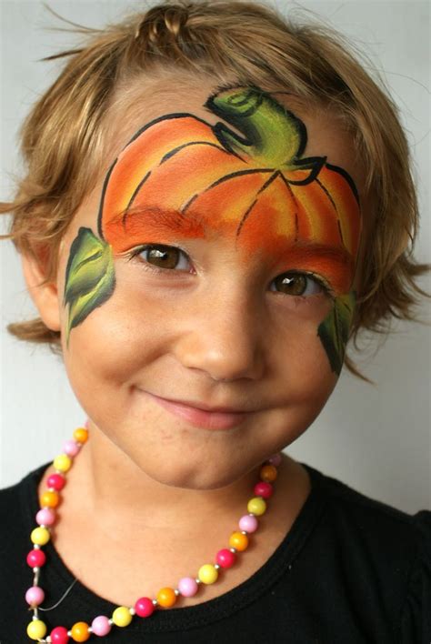 Halloween And Face Paint In Face Painting Halloween Pumpkin Face Paint Face Painting Easy