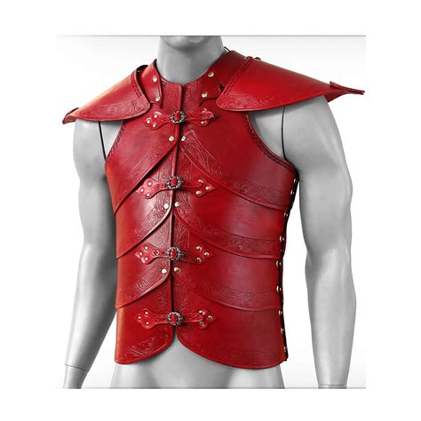 Leather Armour Elven Cuirass Red