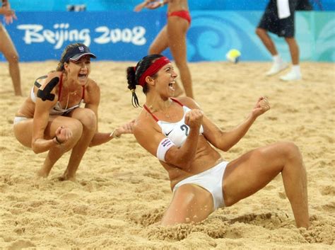 Olympian Bikinis Better For Volleyball Upi Com