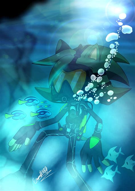 Oc Going Deep Underwater Sonic The Hedgehog Amino