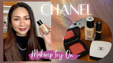New Chanel Makeup Haul Try On Filipino Youtube