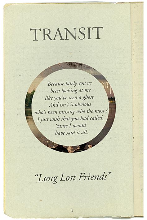 Inspirational Quotes For Long Lost Friends Contoh Cing