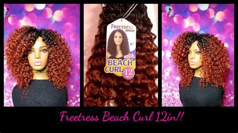 🔥🔥 Freetress Beach Curl New Colors Crochet Braids