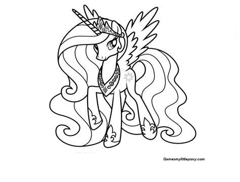 Gambar Mewarnai My Little Pony Princess Celestia 4 Ways To Draw My