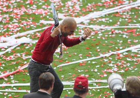 Pep Guardiola Is A Celebrating Extraordinaire