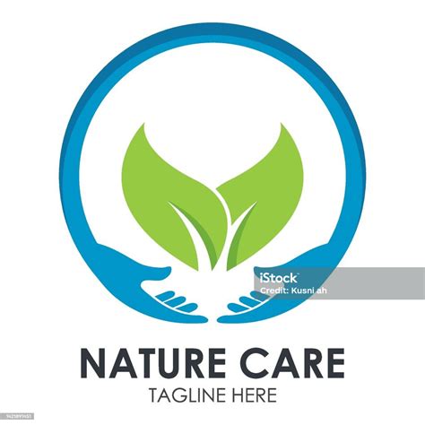 Nature Careback To Nature Logo Vector Icon Illustration Stock