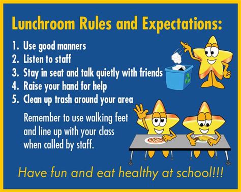 Lunchroom Rules Proof2 Mascot Junction