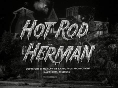 Hot Rod Herman The Munsters Absolute Horror Wiki Fandom