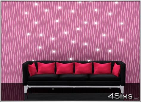Wall Led Lights 2 Styles Colored And Recolorable 4 Sims Sims 4