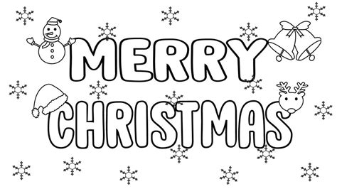 We have santa and ornaments, decorations, hello kitty, a little puppy and more, each with the saying merry christmas. Free Printable Merry Christmas Coloring Pages