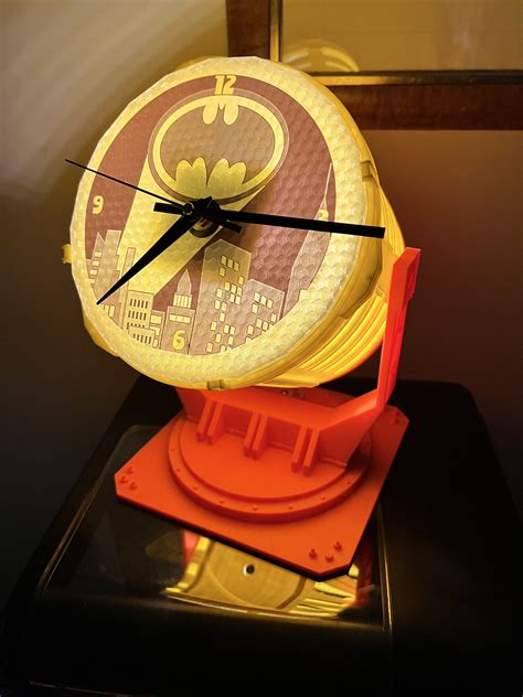 Batman Searchlight Clock Etsy