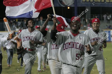 Dominican Republic Leones De Escogido Players Editorial Stock Photo