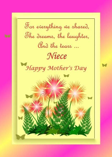 Mothers Day Quotes For Niece Design Corral