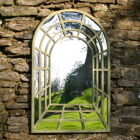 If you have a nice garden, there is a chance of making it even nicer. Large Perspective Garden Mirror - Outdoor Mirrors