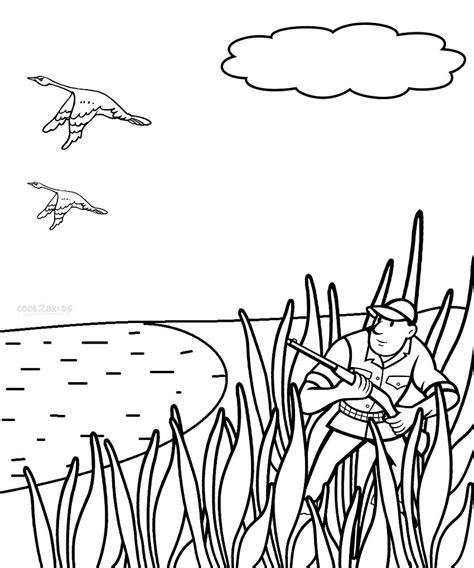 Hunting Coloring Pages To Print Coloring Pages