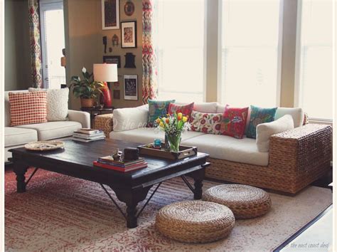Diy bohemian style floor cushion. Floor Cushions and colors | Garden chair cushions, Home decor, Coffee table