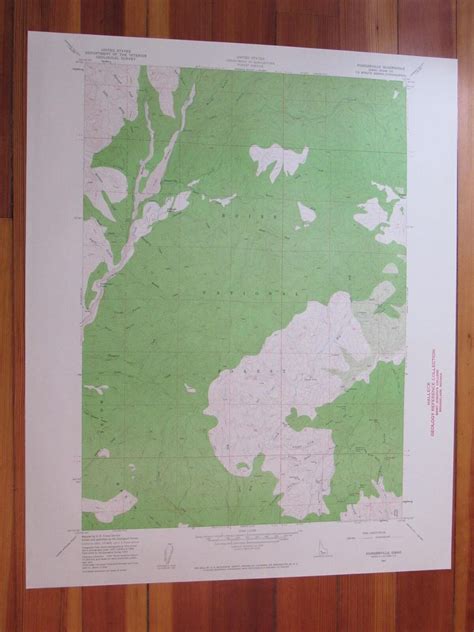 Pioneerrville Idaho 1959 Original Vintage Usgs Topo Map 1959 Map