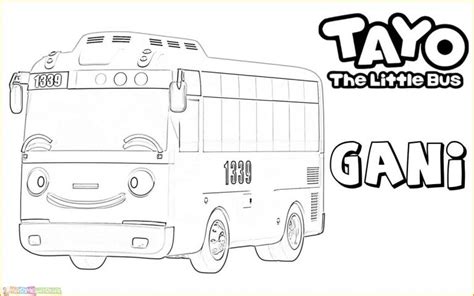 √gambar Mewarnai Tayo The Little Bus Terlengkap 2022