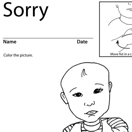 Is it too late now to say sorry? Lesson Plan- Sorry - ASL Teaching Resources