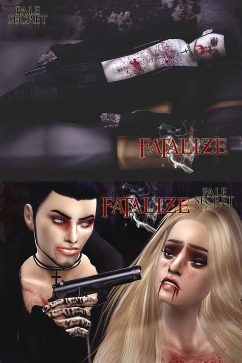 Sims 4 Ccs The Best Bloody Makeup Set By Pralinesims
